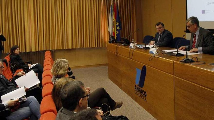 Un momento de la jornada celebrada ayer por la patronal conservera Anfaco.