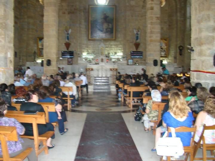 Vista del interior de Catedral Maronita