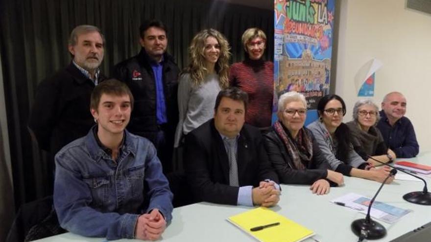 Participants en la presentació de la jornada, aquesta setmana