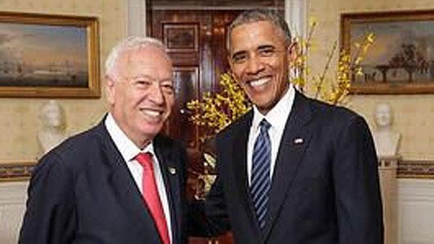 Barack Obama, con García-Margallo.