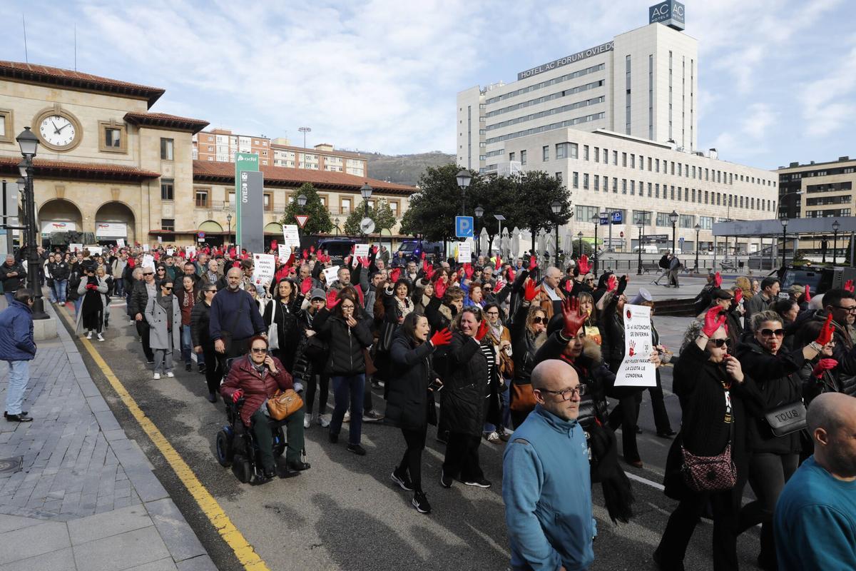 EN IMÁGENES: Así fue la manifestación de autónomos asturianos en Oviedo