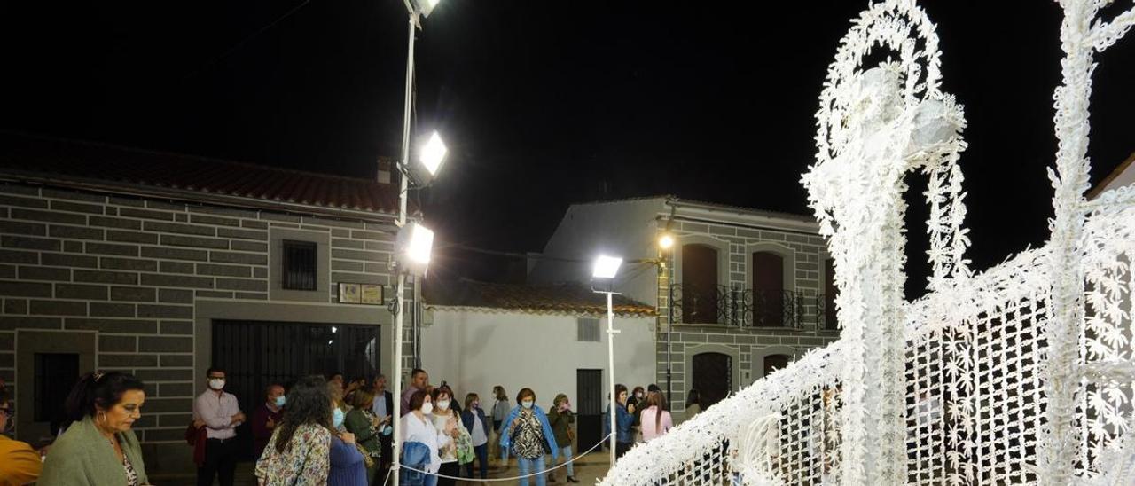 La cruz de San Pedro obtuvo el primer premio en exteriores.