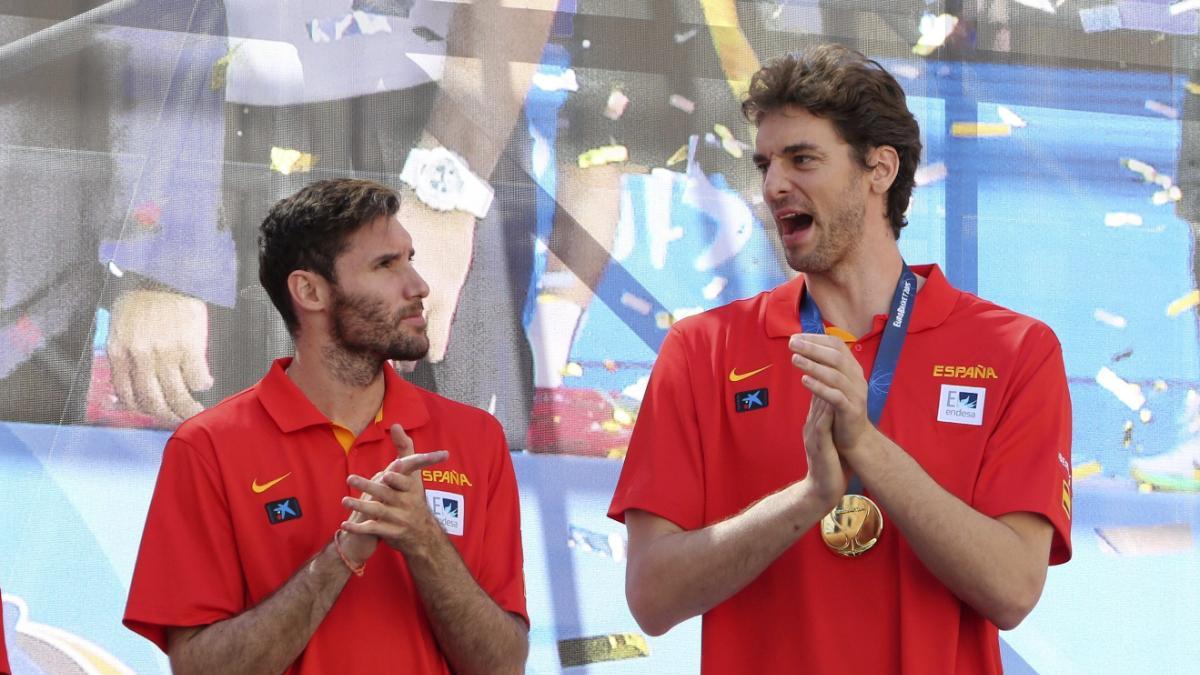 Rudy Fernández y Pau Gasol, en una foto de archivo