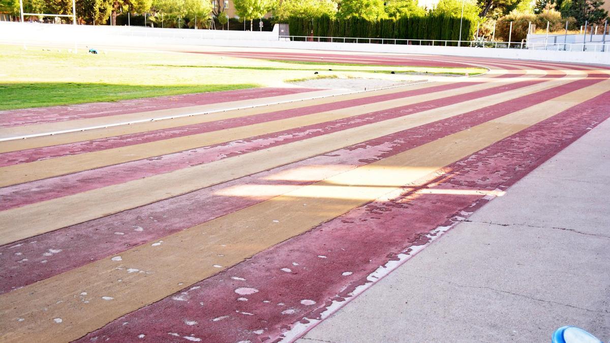 Pista de atletismo de la Universidad de Zaragoza