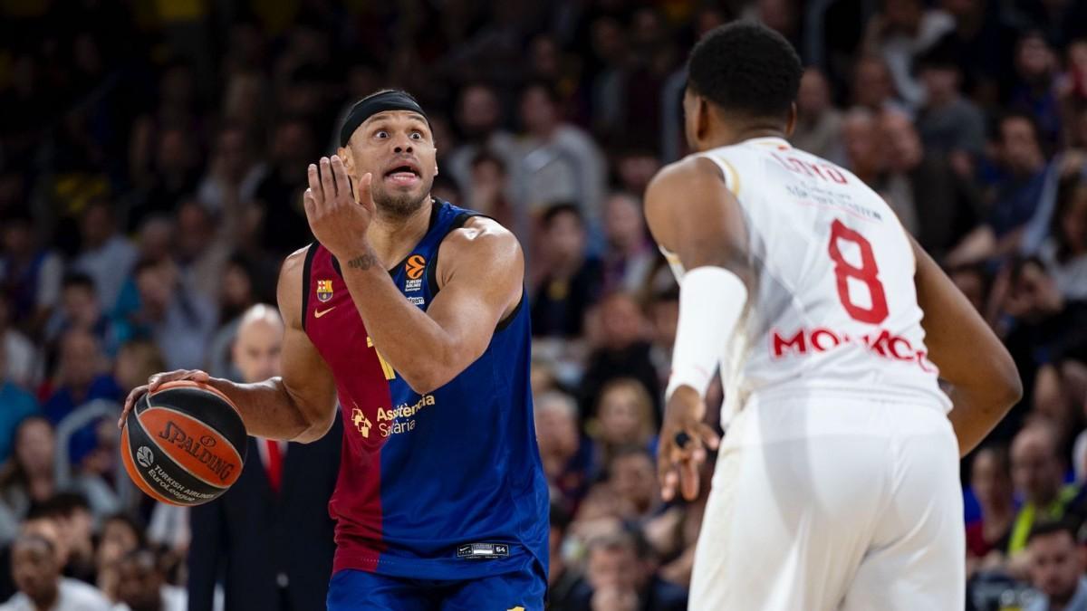 Justin Anderson, en el encuentro ante Mónaco