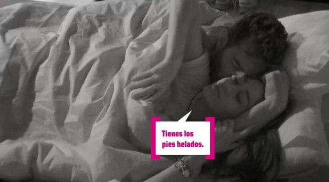 Aurah Ruiz y Suso (GH VIP) en la cama