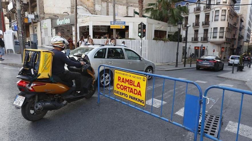Más cortes de tráfico mañana por las Hogueras en Alicante