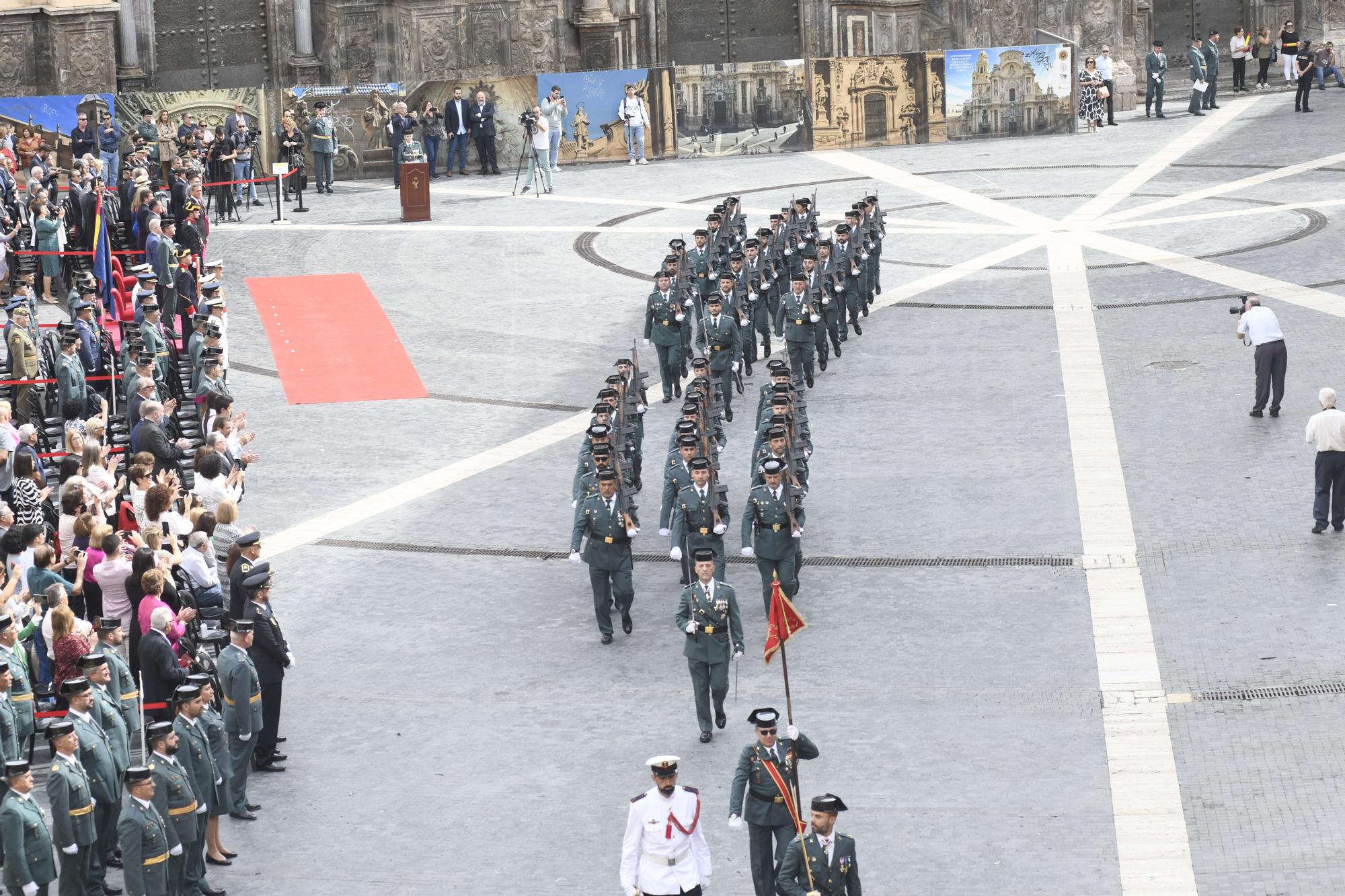 Acto institucional de la Guardia Civil en Murcia por el día de su Patrona