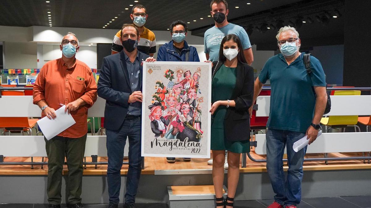 El cartel con el lema Nou somnis ha ganado el concurso convocado por el Patronato Municipal de Fiestas de Castelló para la Magdalena 2022