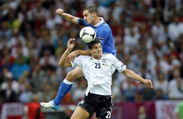 El partido Alemania-Italia, en imágenes