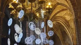 Navidad 2023: Las 'neules' de Mallorca ya decoran la Catedral de Barcelona