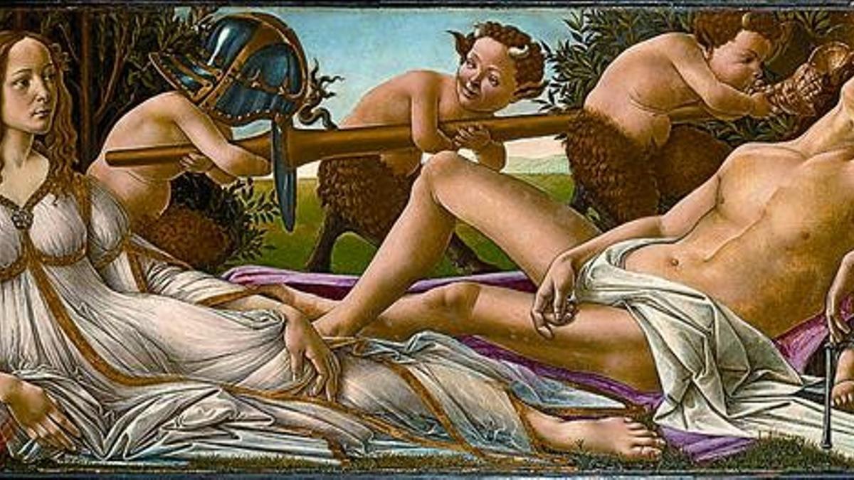 'Venus y Marte', de Sandro Botticelli, fue adquirida junto a 'Alegoría', y se pagó un precio menor por ella.