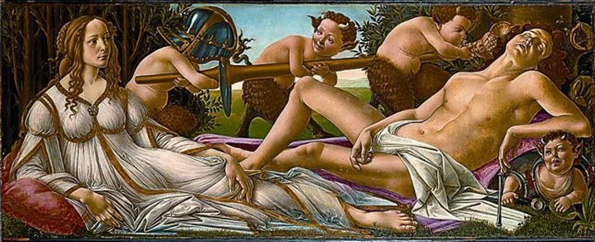 ’Venus i Mart’, de Sandro Botticelli, es va adquirir juntament amb ’Al·legoria’, i va costar menys.