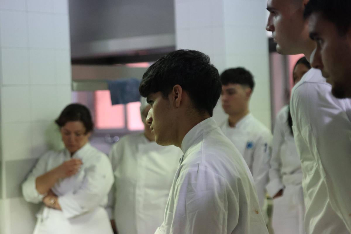 GALERÍA | Los secretos del torrezno de Soria, en la Escuela de Hostelería de Zamora