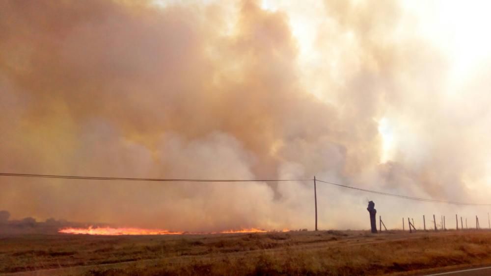 Fuego en Figueruela