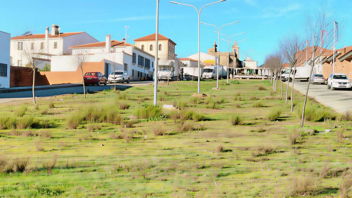 Zona del Bulevar que, actualmente ocupa el mercadillo de los miércoles