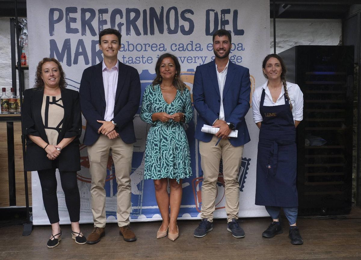 Presentación de la iniciativa Peregrinos del Mar este lunes en Santiago