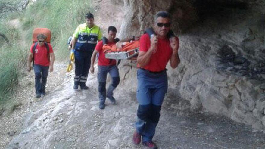 Rescatado un ciclista herido en un tobillo en Camí de S&#039;Estaca