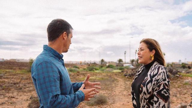 Eduardo Placeres y Ástrid Pérez. |