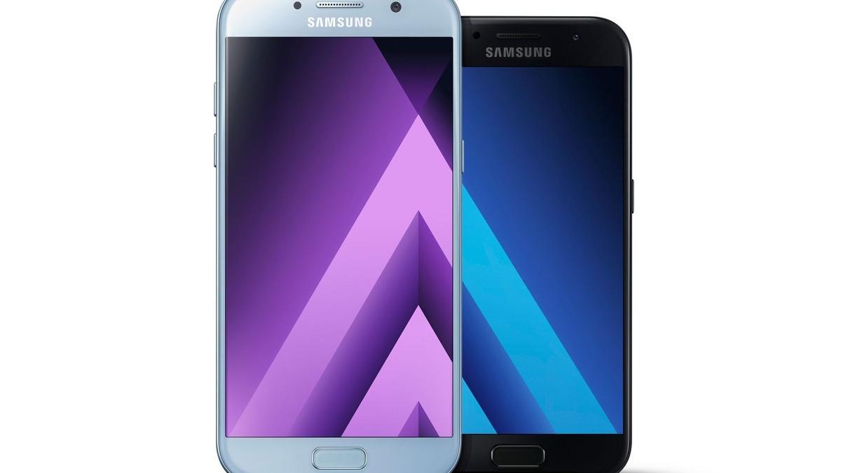 Los nuevos Galaxy A de Samsung (2017).