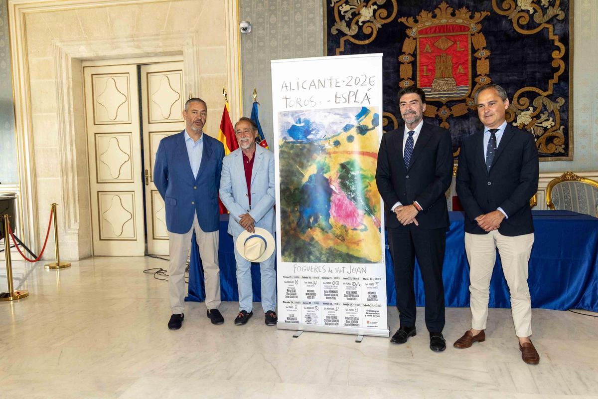 Alicante presenta un histórico cartel taurino para las Hogueras 2026