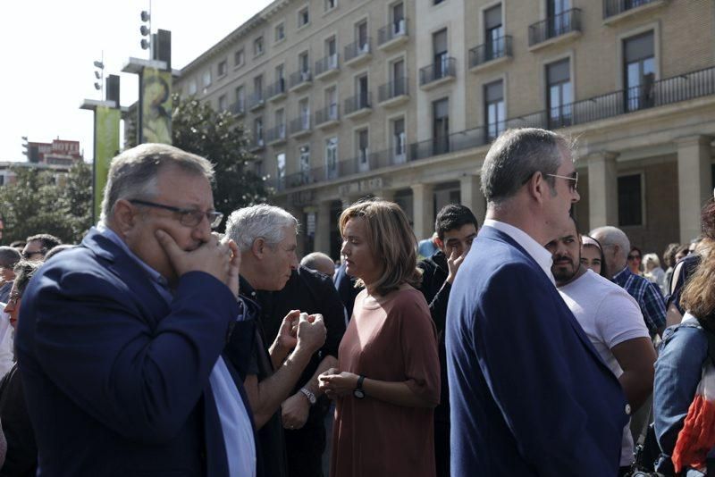 Concentración para protestar por la inseguridad en la calle Pignatelli