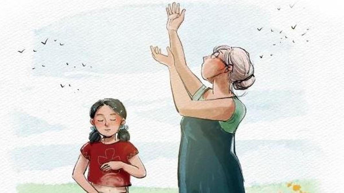 Part d'una de les il·lustracions del conte, que signen Jordi Piñero i Carolina de Pobes