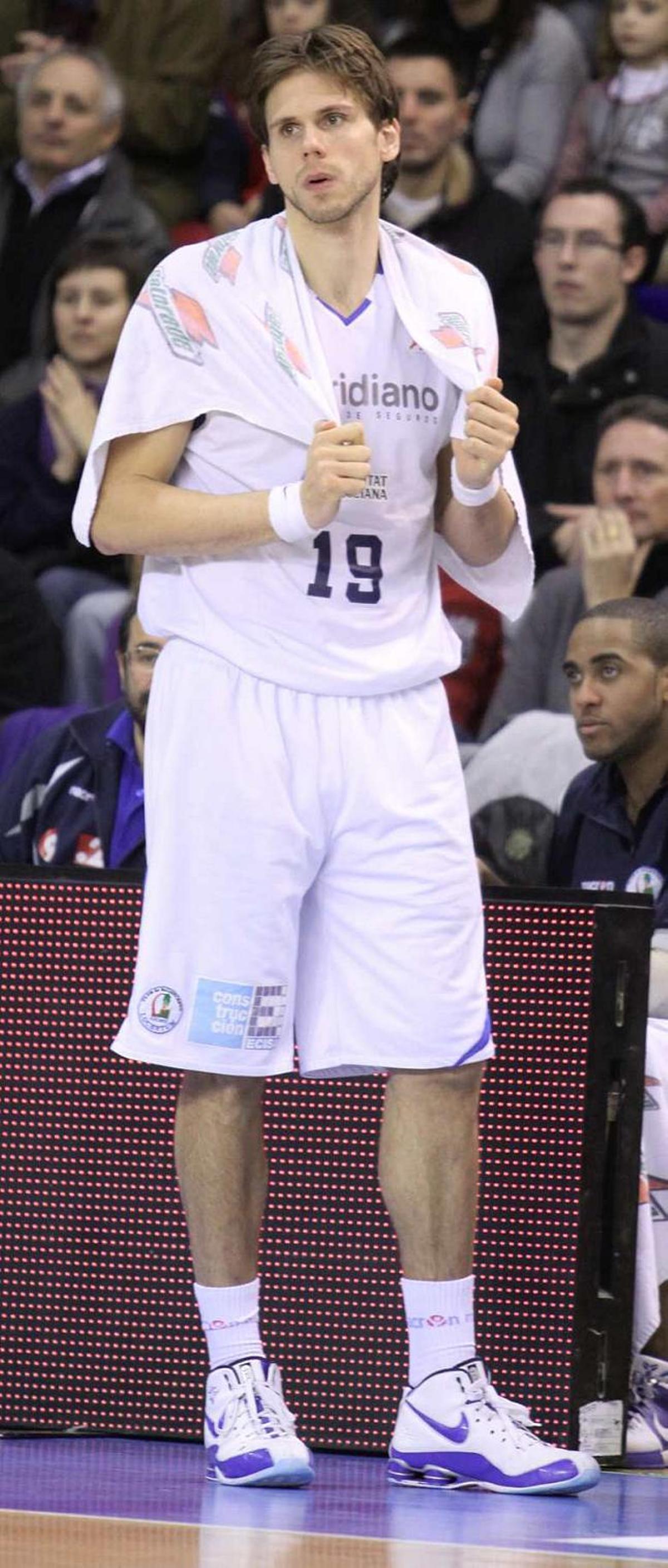 Un cariacontecido Mario Stojic, ayer, en el Palau
