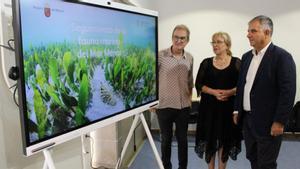 Presentación del estudio sobre fauna marina del Mar Menor.