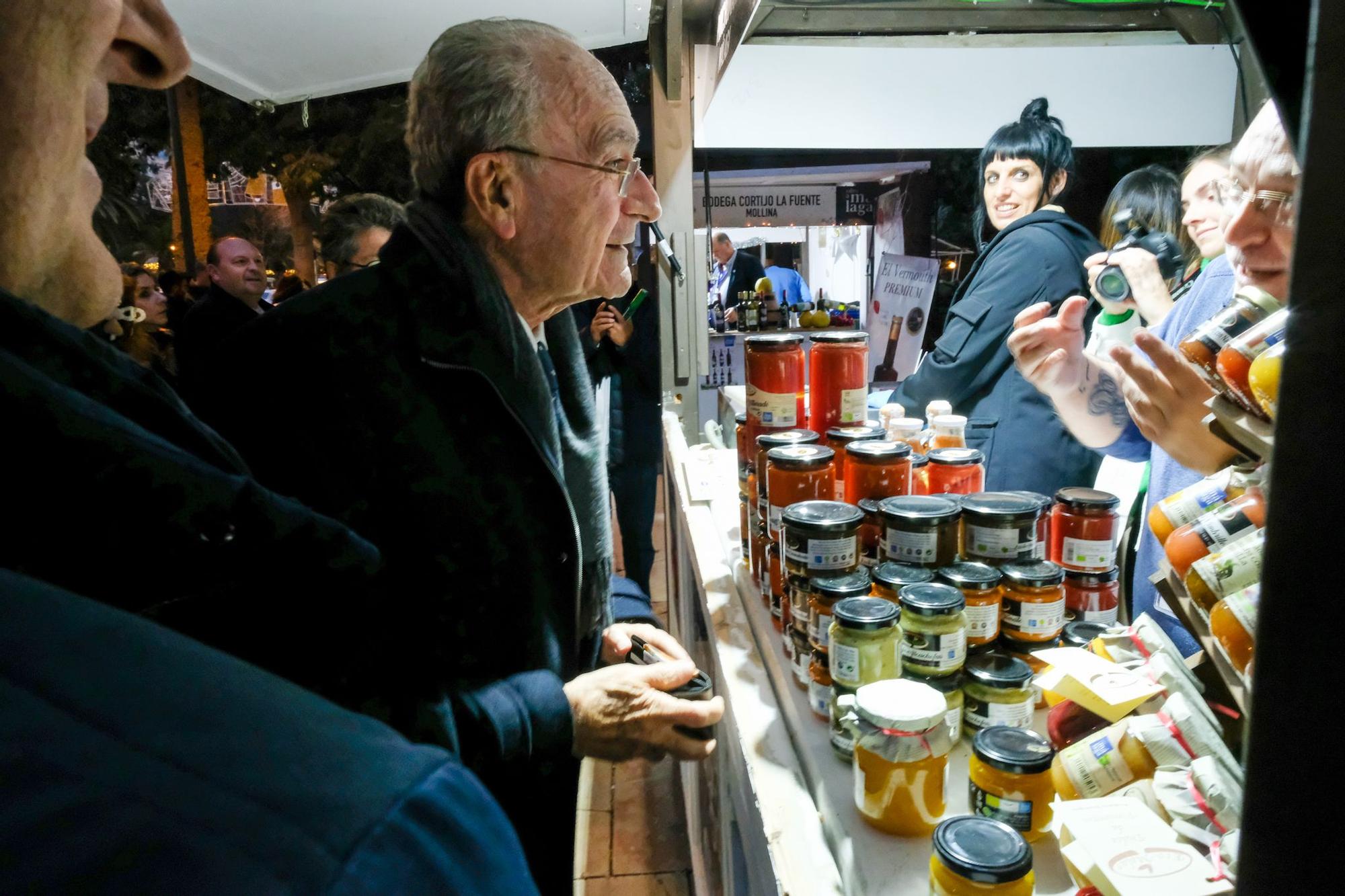 Inauguración de la Feria Sabor a Málaga en el Paseo del Parque