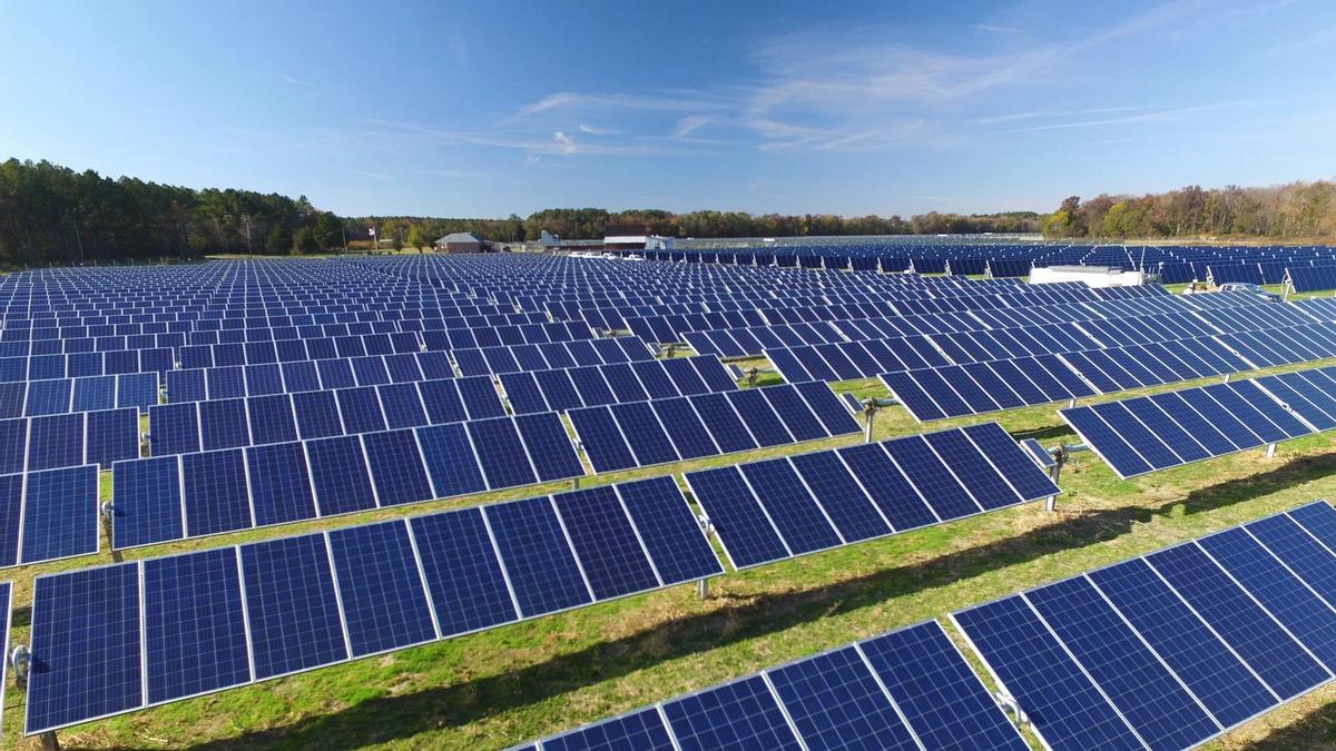 Una de las plantas fotovoltaicas asociadas a Amazon, que tiene contratos de compra de energía verde con distintos operadores.
