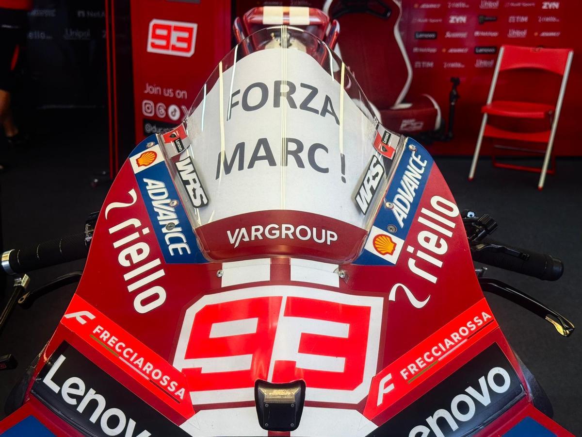 Ducati espera, cuanto antes, la vuelta de su campeón.