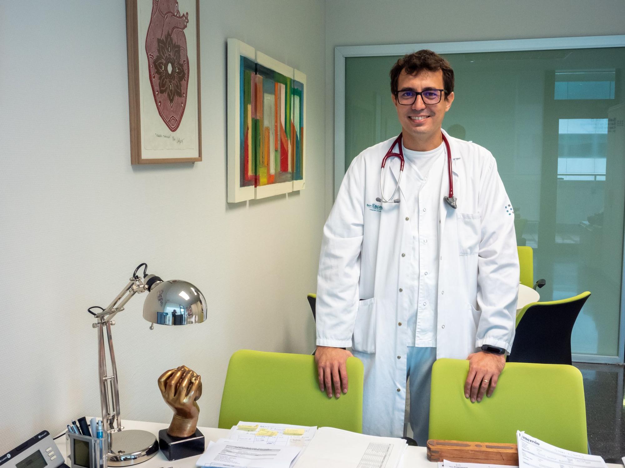 El doctor Xavier Rosselló, cardiólogo e investigador en Son Espases.