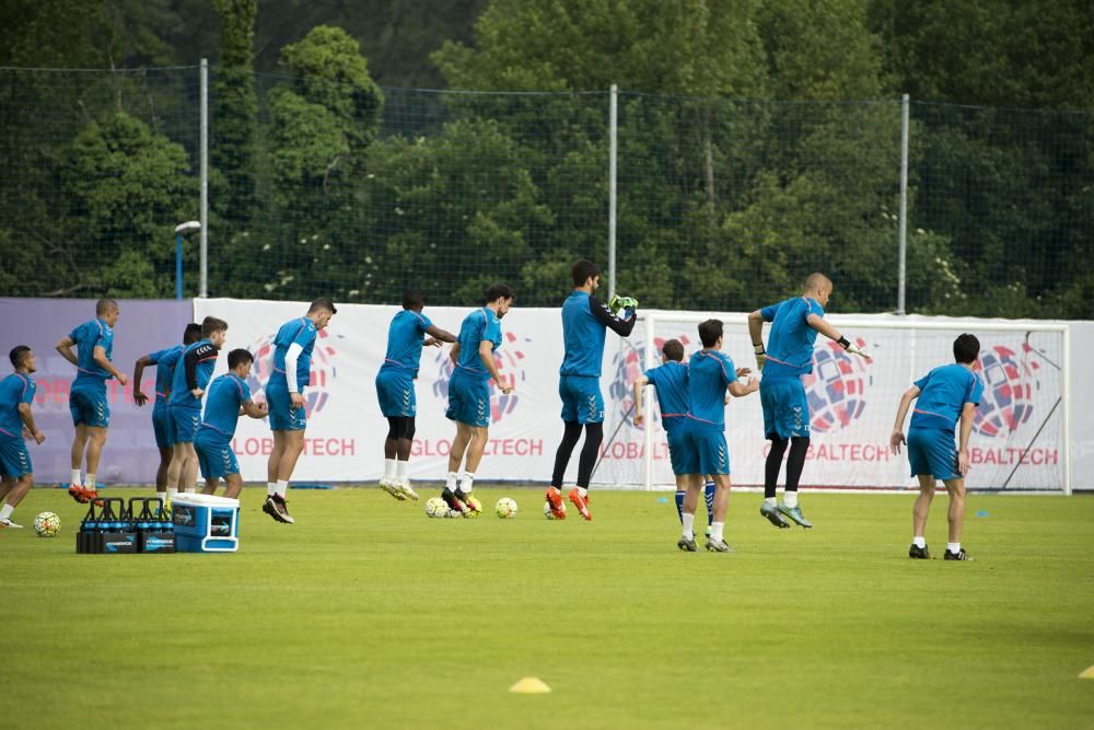 Entrenamiento del Real Oviedo