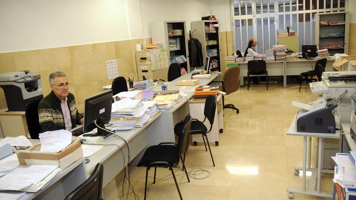 Oficinas de los juzgados Contencioso Administrativo de Pontevedra en una imagen de archivo.