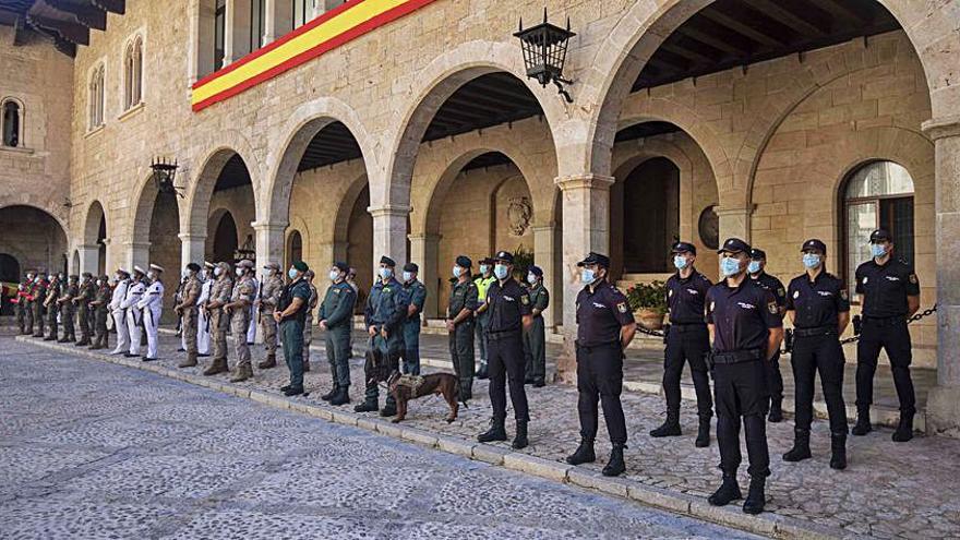 Fiesta nacional en la Almudaina