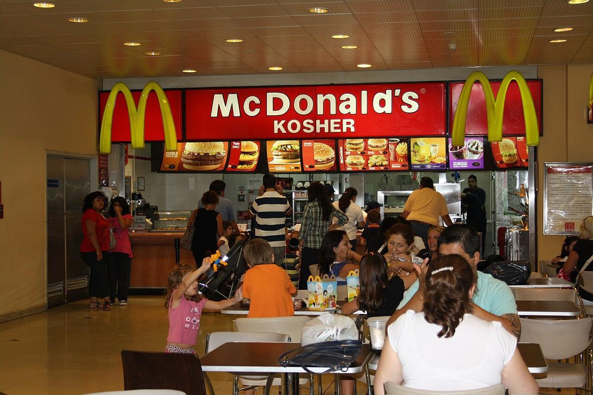 El McDonald's kosher de Buenos Aires