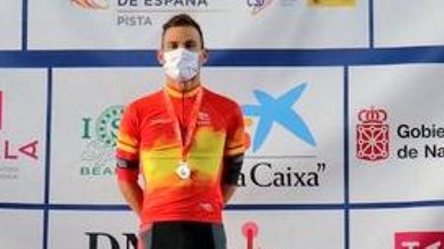 Eloy Teruel, campeón de España de ciclismo en pista