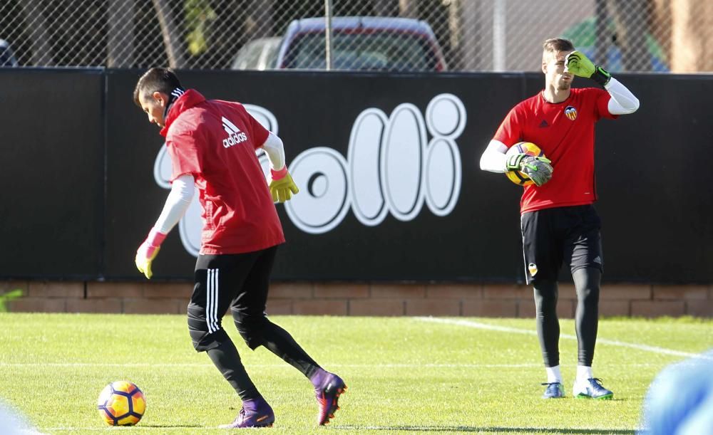 Las mejores imágenes del entrenamiento del Valencia CF