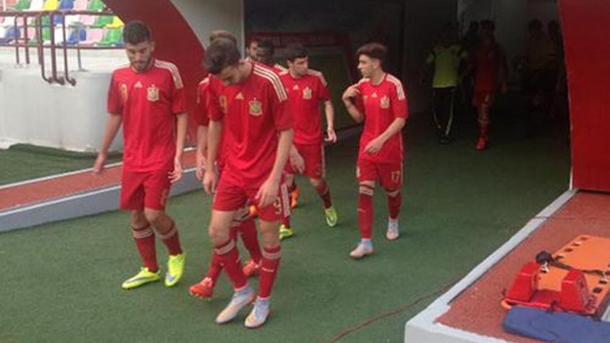 La selección española Sub'19 no titubeó en Georgia