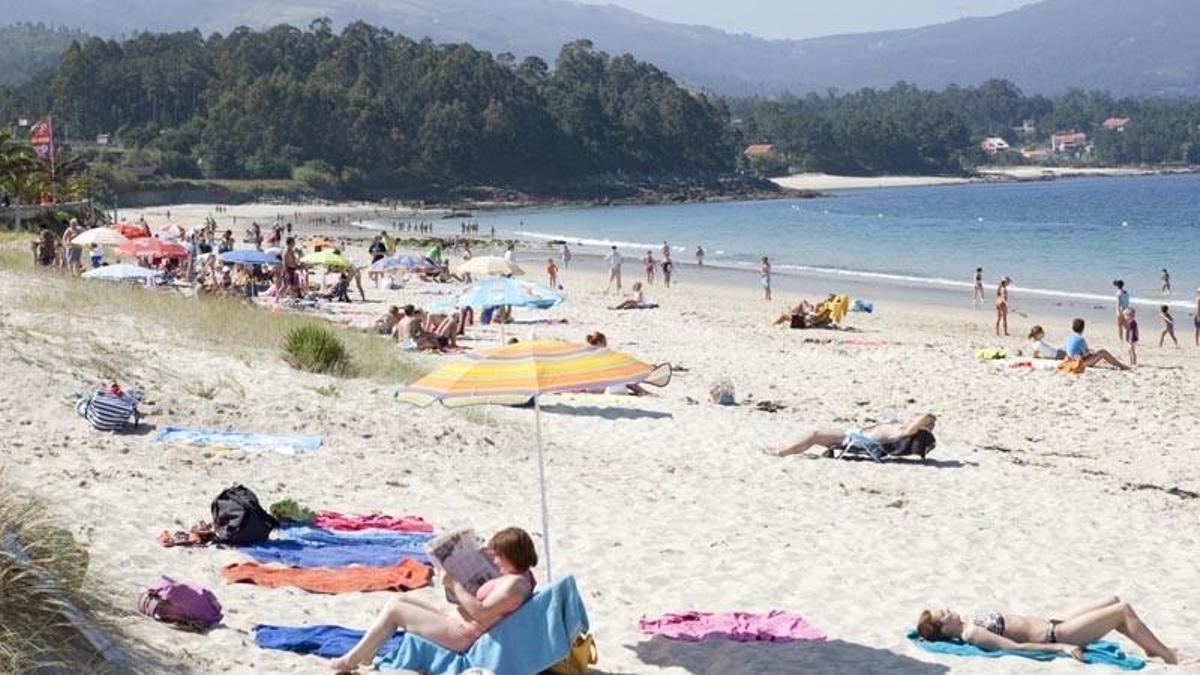 Imaxe de arquivo da praia sonense de Coira.