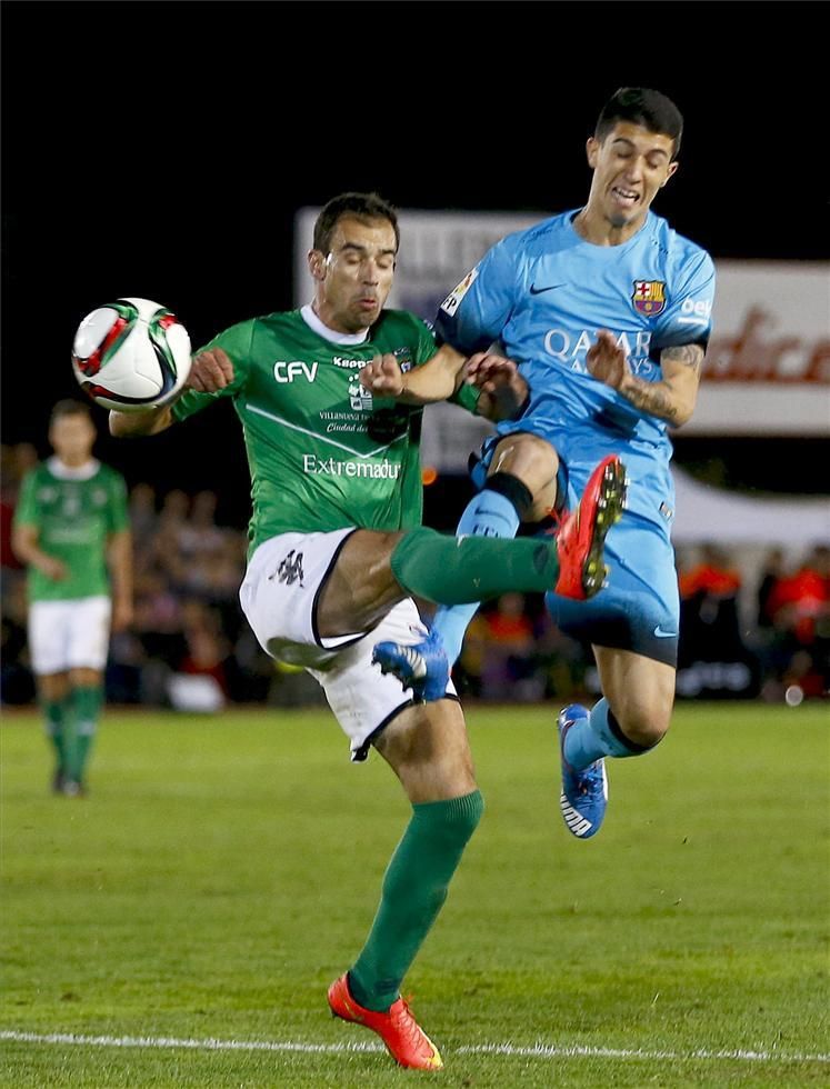 El partido Villanovense-Barça en imágenes