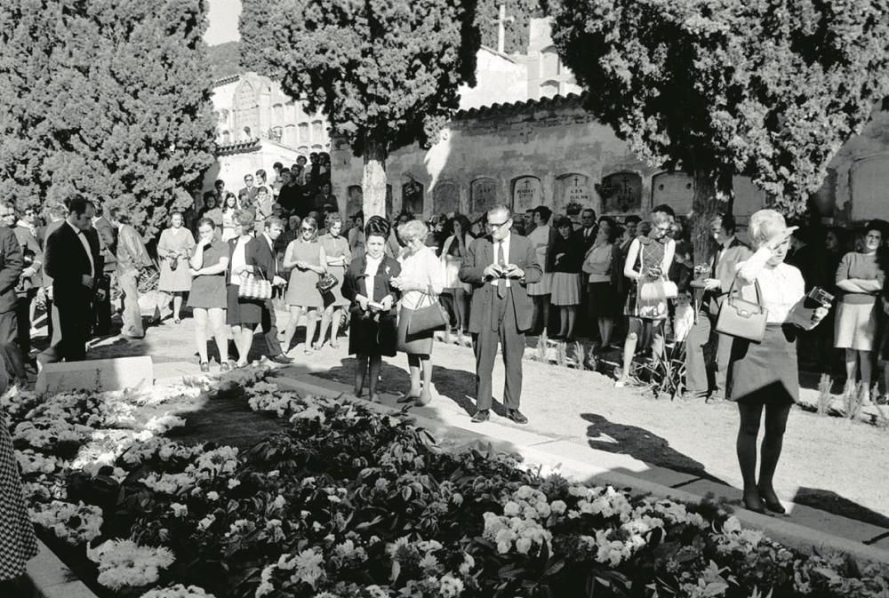 La inauguració del memorial al cementiri d'Arbúcies va ser el novembre del 1970