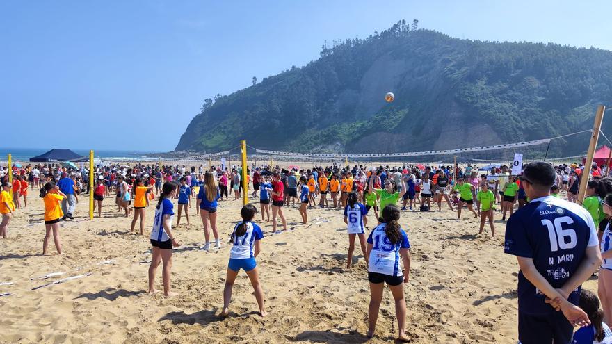 Rodiles es la capital del voley playa, con 1.516 participantes en los juegos deportivos del Principado