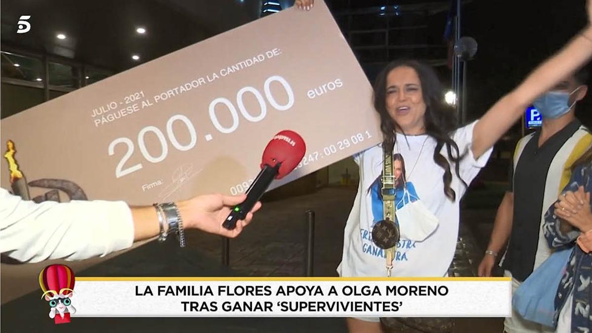 El cheque de 'Supervivientes' (T-5).