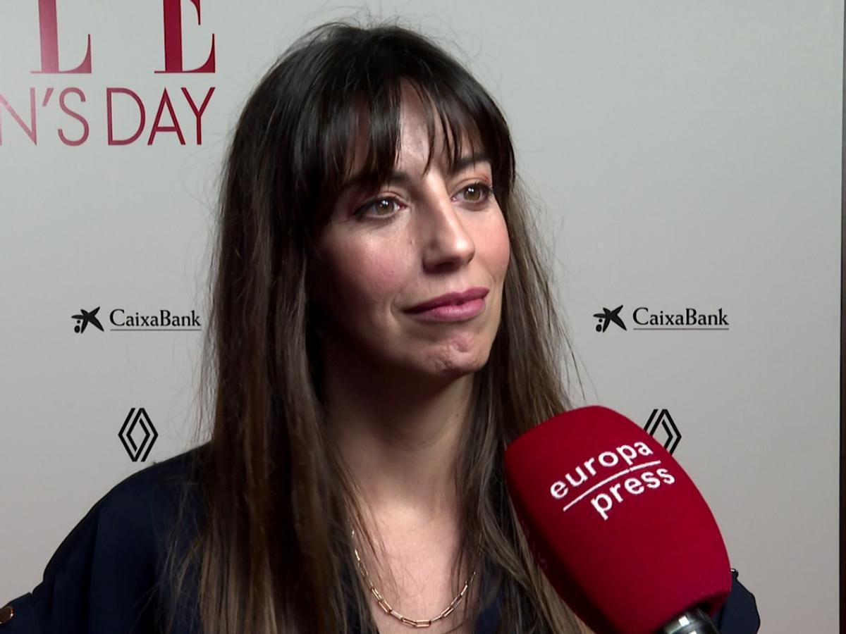 Almudena Cid, en el acto de ELLE.