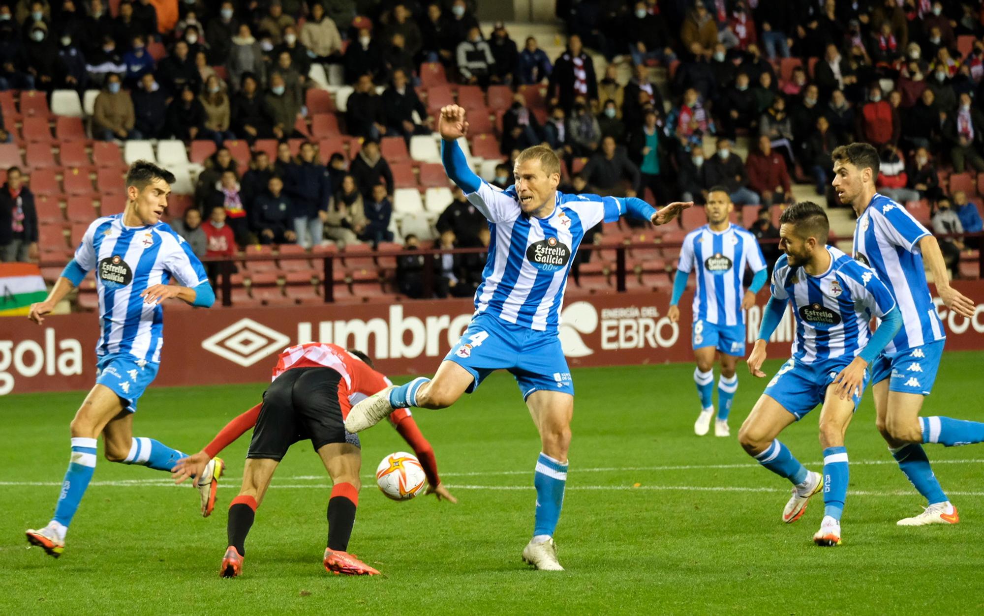 El Dépor le gana 0-1 a la UD Logroñés