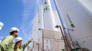 Planta de producción de hidrógeno verde de Iberdrola en Huelva.