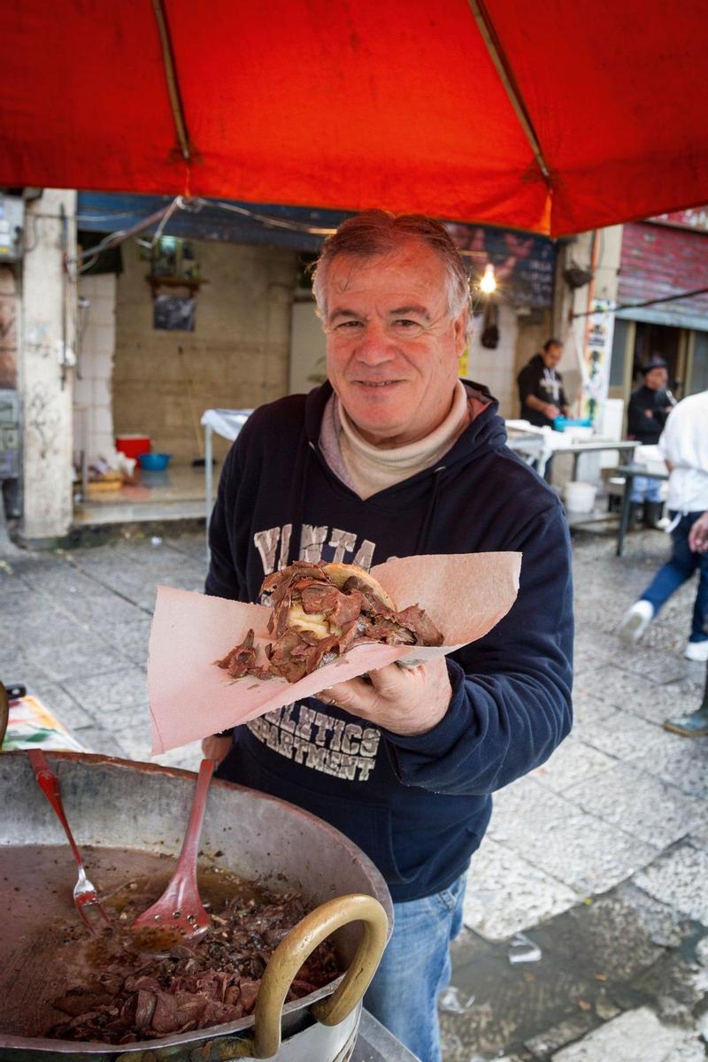 Comida callejera en Palermo