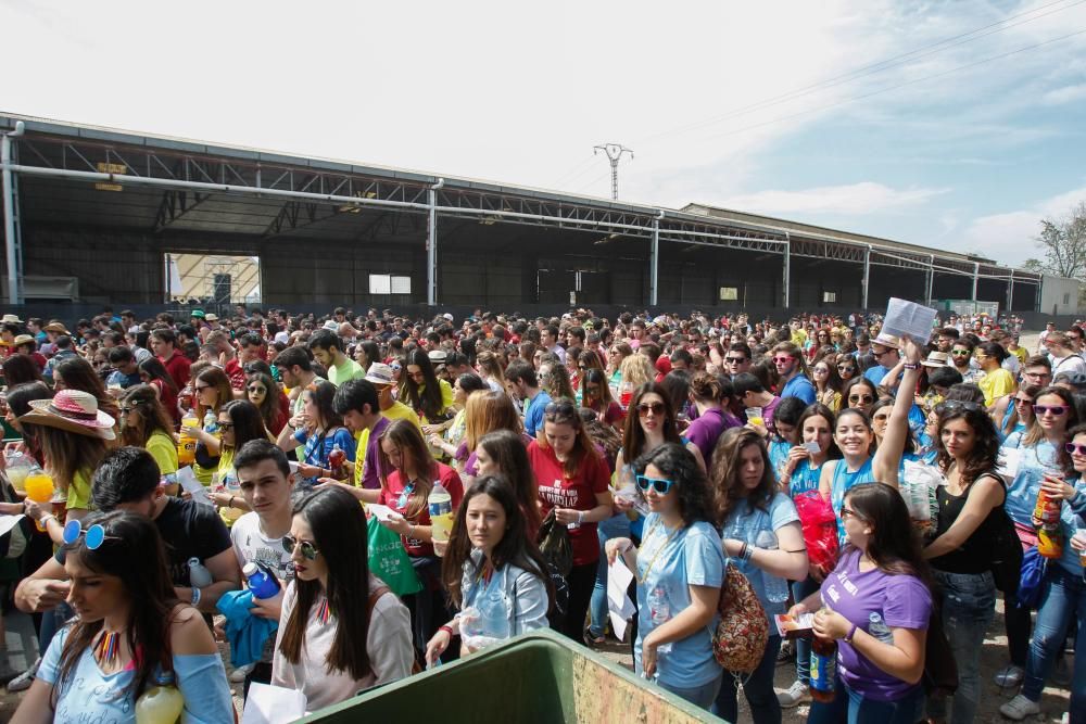 Llenazo en la macrofiesta universitaria en La Punta